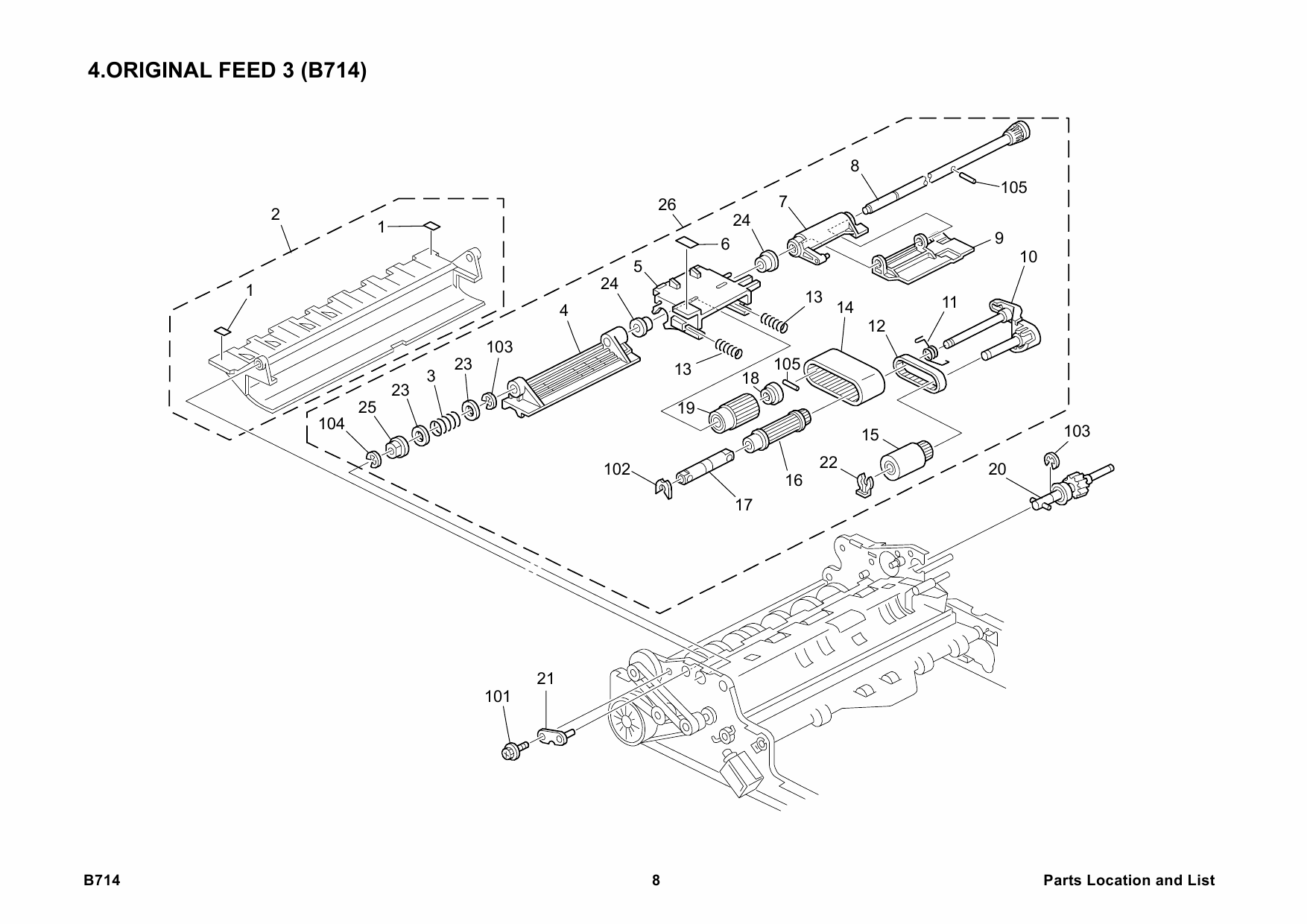 RICOH Options B714 AUTO-REVERSE-DOCUMENT-FEEDER-DF82 Parts Catalog PDF download-4 RICOH Options B714 AUTO-REVERSE-DOCUMENT-FEEDER-DF82 Parts Catalog PDF download-4